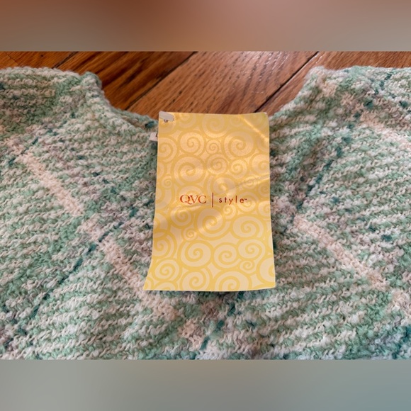 Boyne Valley Weavers Made in Ireland Fringed Poncho Green Plaid OS Wool/Alpaca - Picture 12 of 12